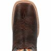 Durango Men's PRCA Collection Shrunken Bullhide Western Boot, CHESTNUT/BLACK ECLIPSE, W, Size 9 DDB0466